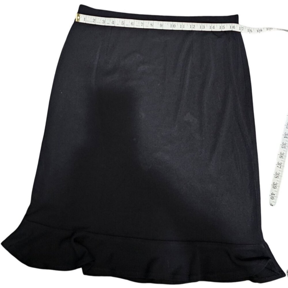 Exclusively‎ Misook Black Knit Skirt Womens Size L - Picture 5 of 5
